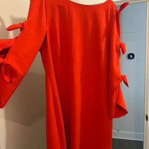 Vince Camuto Vibrant Red Asymmetrical Dress